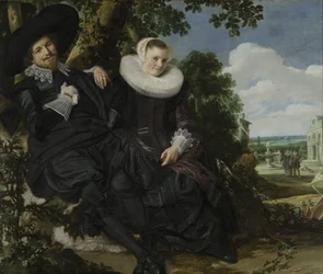 Portrait of a Couple in a Landscape